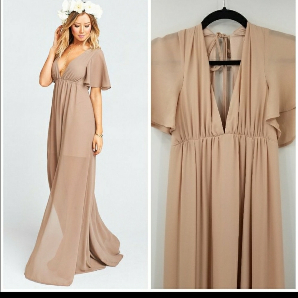 *Show Me Your Mumu Faye Flutter Maxi Dress Size Medium*